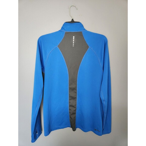 The North Face Shirt Men's M Blue Long Sleeve Impulse Active Flashdry 1/4 Zip - Picture 3 of 10